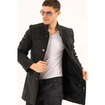 Pánský kabát dewberry dewberry černá | hnědá 2176986