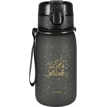 Láhev Lahev Na Pití 400ml - Černo-zlatý Starpak Školní výbava 1. třída láhev na vodu