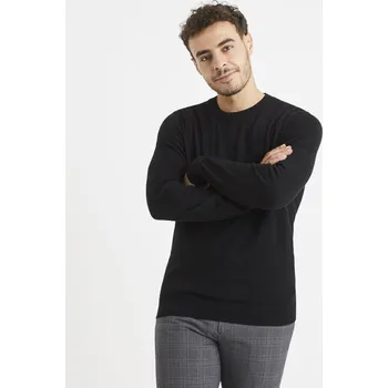 Pánský svetr Celio Svetr Vecrewflex - Pánské Celio černá 1684386