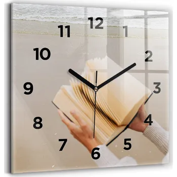 Hodiny Nástěnné hodiny Wallfluent žluté 30 cm