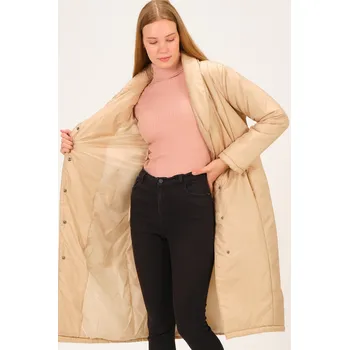 Dámský kabát Dámský kabát dewberry dewberry krémová 2019883