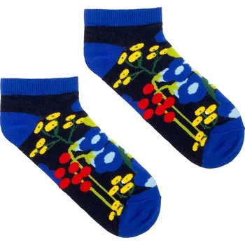Dámské oblečení KABAK Ponožky kotníkové ponožky BO louka květovaná 36-41 vícebarevná velikost 36-40