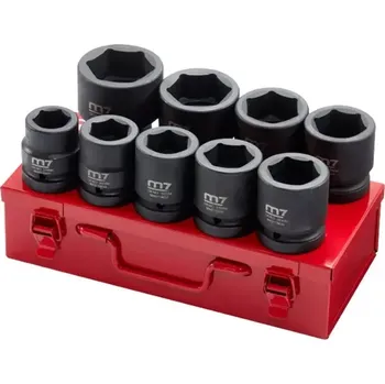 Gola sada 9-dílná sada hlavic Mighty Seven MB-81009M - 1", 27/30/32/35/36/38/41/46/50mm