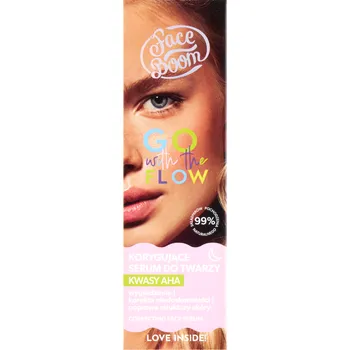 Pleťové sérum Faceboom korekční pleťové sérum s aha kyselinami na noc, 25 ml