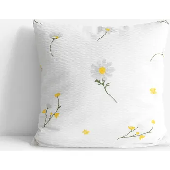 Povlak na polštářek Krepový povlak na polštář - Heřmánek 50 x 60 cm