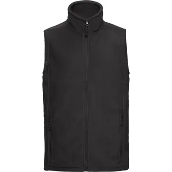 Pánská mikina Men&#039;s fleece vest 100% polyester, non-pilling fleece 320g RUSSELL šedá 2470092