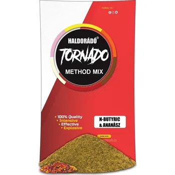 Návnadová surovina Haldorádó Method Mix Tornado 500 g - N-Butyric Ananas