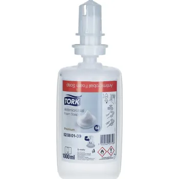 Mýdlo Antimikrobiální pěnové mýdlo Tork Premium (S4), náhradní náplň, 1000 ml
