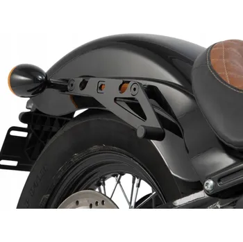 Zavazadlo na motocykl PRAVÝ BOČNÍ NOSIČ SLH SW-MOTECH HARLEY-DAVIDSON STREET BOB/ SLIM (17-), ČERNÝ