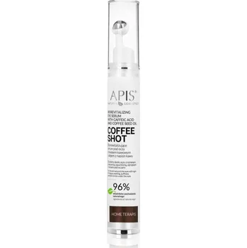 Kosmetika Apis Natural Cosmetics Coffee Shot rozjasňující oční sérum s výtažky z kávy 10 ml