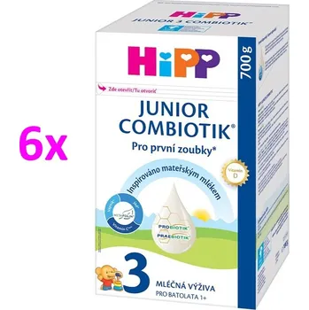 Kojenecká výživa HiPP 3 JUNIOR Combiotik 6x700 g