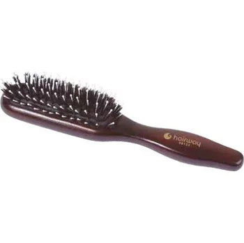 kartáč na vlasy Kartáč s přírodními a polyamidovými štětinami Hairway Lady - 40 x 210 mm (08133) + dárek zdarma