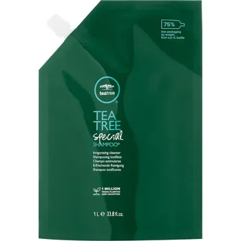 Šampon Osvěžující šampon na vlasy Paul Mitchell Tea Tree Special The Original Tingle Shampoo - náhradní náplň, 1000 ml + dárek zdarma