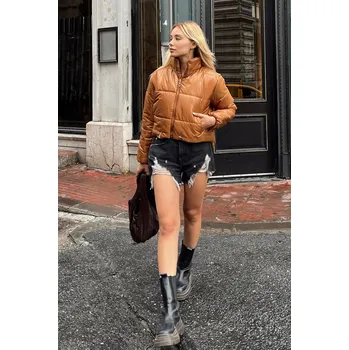 Dámská větrovka Dámská bunda Trend Alaçatı Stili ALC-X7684/TANK Trend Alaçatı Stili hnědá 2044312