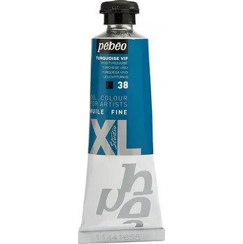 Olejová barva Olejová barva Pébéo Studio XL - 38 Vivid Turquoise Objem: 200 ml