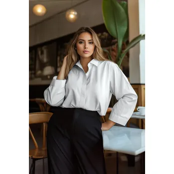 Dámská košile Dámská košile Trendyol Trendyol bílá 1852453