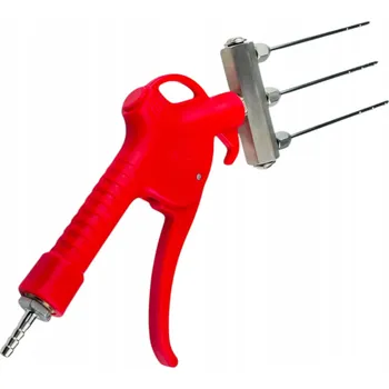 Stříkací pistole Injektor na maso Damtry Pistole pro injektování masa červená, 3 jehly 6mm