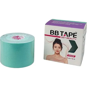 Tejpovací páska BB Tape tejp na obličej 5 cm × 5 m pastelově zelená 1 ks