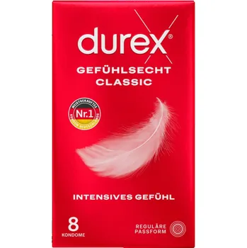 Kondom Durex Gefühlsecht Classic 8 ks