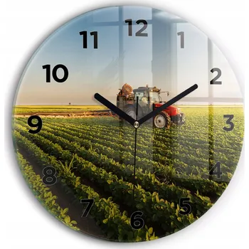 Hodiny Nástěnné hodiny Wallfluente červené 30 cm