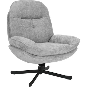 Křeslo Otočné relaxační křeslo KARMEN | světle šedá