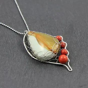 Náhrdelník Designový šperk s jaspisy