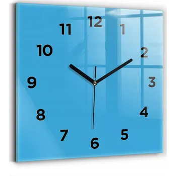 Hodiny Nástěnné hodiny Wallfluent modré 30 cm