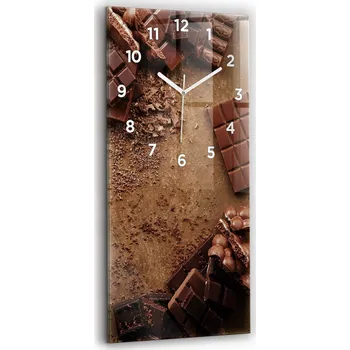 Hodiny Nástěnné hodiny Wallfluent, odstíny hnědé, 30 cm