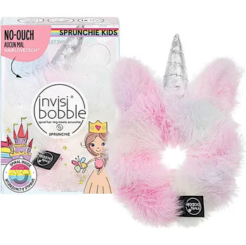 Dětská ozdobná spirálová gumička Invisibobble Kids Sprunchie Unicorn - růžová (IB-SPPLKIDS-PA-1-103)