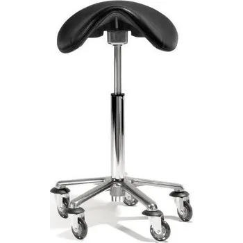 Taburet Taburet na kolečkách Sibel Saddle L/XL - černý (0200303) + dárek zdarma