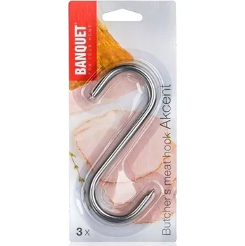 háček na uzení nerez 11,5 cm 3 ks