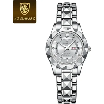 Hodinky Dámské analogové hodinky s kovovým páskem TP906 Barva (Varianta): Stříbrná