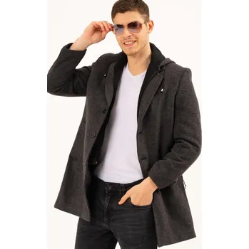 Pánský zimní kabát Pánský kabát dewberry dewberry černá 2176995