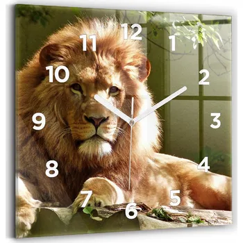 Hodiny Nástěnné hodiny Wallfluent žluté 30 cm