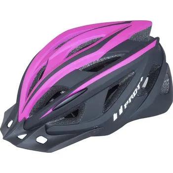 Cyklistická přilba Přilba PRO-T Plus Sintra In mold Velikost: L 58-61, Barevná kombinace: černo-růžová matná