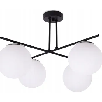 ZÁVĚSNÉ STROPNÍ SVÍTIDLO LUSTR LOFT ČERNÝ BÍLÝ