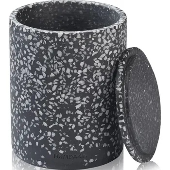 Úložný box Humdakin, Dóza na potraviny Humdakin Lucca Terrazzo s víkem černá - Formadore