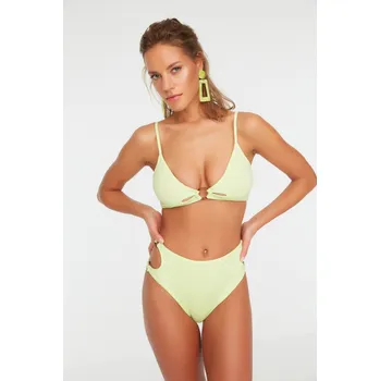 Dámské plavky Dámské plavky spodní díl Trendyol Detailed Trendyol krémová 1837292