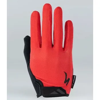 Cyklistické rukavice Rukavice Specialized Body Geometry Sport Gel Long Red, L