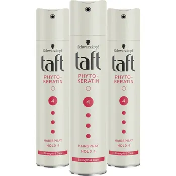 Stylingový přípravek Taft Keratin Lak na vlasy 3x250ml