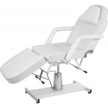 Kosmetické lehátko Weelko MENT - hydraulické, bílé (WKE002.A26) + dárek zdarma