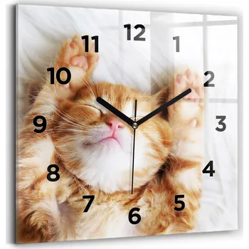 Hodiny Nástěnné hodiny Wallfluent žluté 30 cm