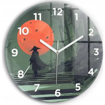 Hodiny Nástěnné hodiny Wallfluente černé 30 cm