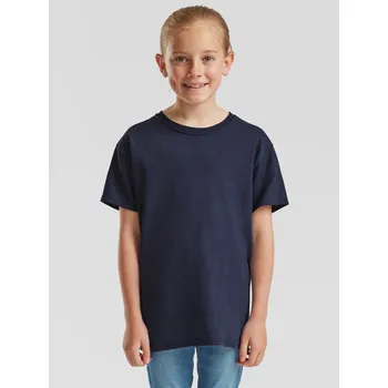 Chlapecké tričko Navy T-shirt for kids Original Fruit of the Loom Fruit of the Loom modrá 2450333