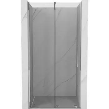 Sprchové dveře Mexen Velar, posuvné dveře do otvoru 80x200 cm, 8mm čiré sklo, chromová, 871-080-000-01-01