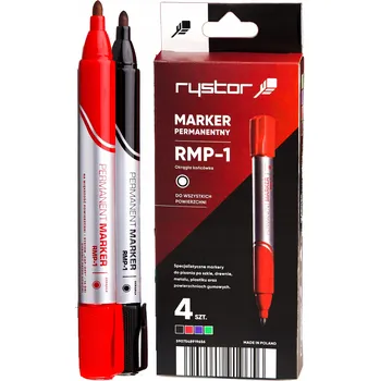 Vícebarevný Permanentní popisovač Rystor 4 ks