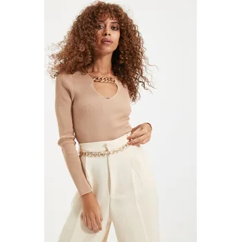 Dámský svetr Dámský svetr Trendyol Knitwear Trendyol růžová 1672490