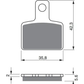 Auto-moto Brzdové destičky GOLDFREN 282 K5 282 K5