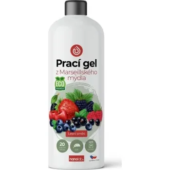 Prací gel Nanolab Prací gel z Marseillského mýdla pro citlivou pokožku Lesní směs 1L