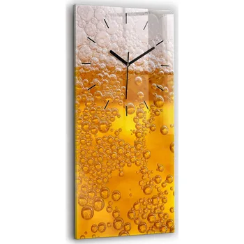 Hodiny Nástěnné hodiny Wallfluent odstíny žluté 30 cm